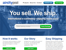 Tablet Screenshot of aircitypost.com